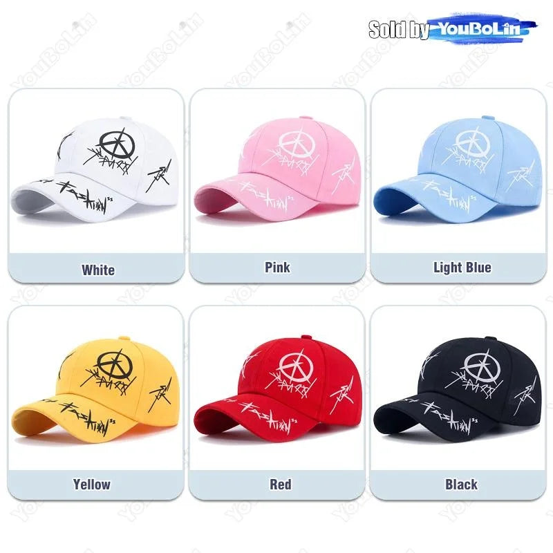 Graffiti Style Cotton Adjustable Baseball Cap Sun Hat