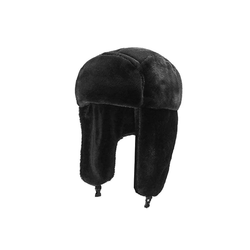 Men Women Thick Plush Bomber Hat Warm Winter Hat Trapper Hats Russian Ushanka Snow Caps Earflap Bonnet